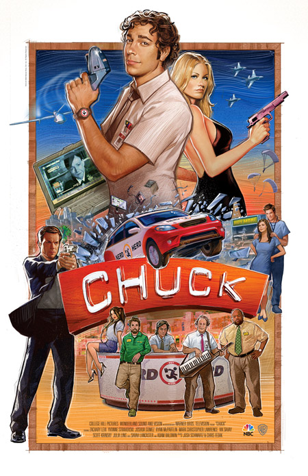 Chuck, completamente old school.